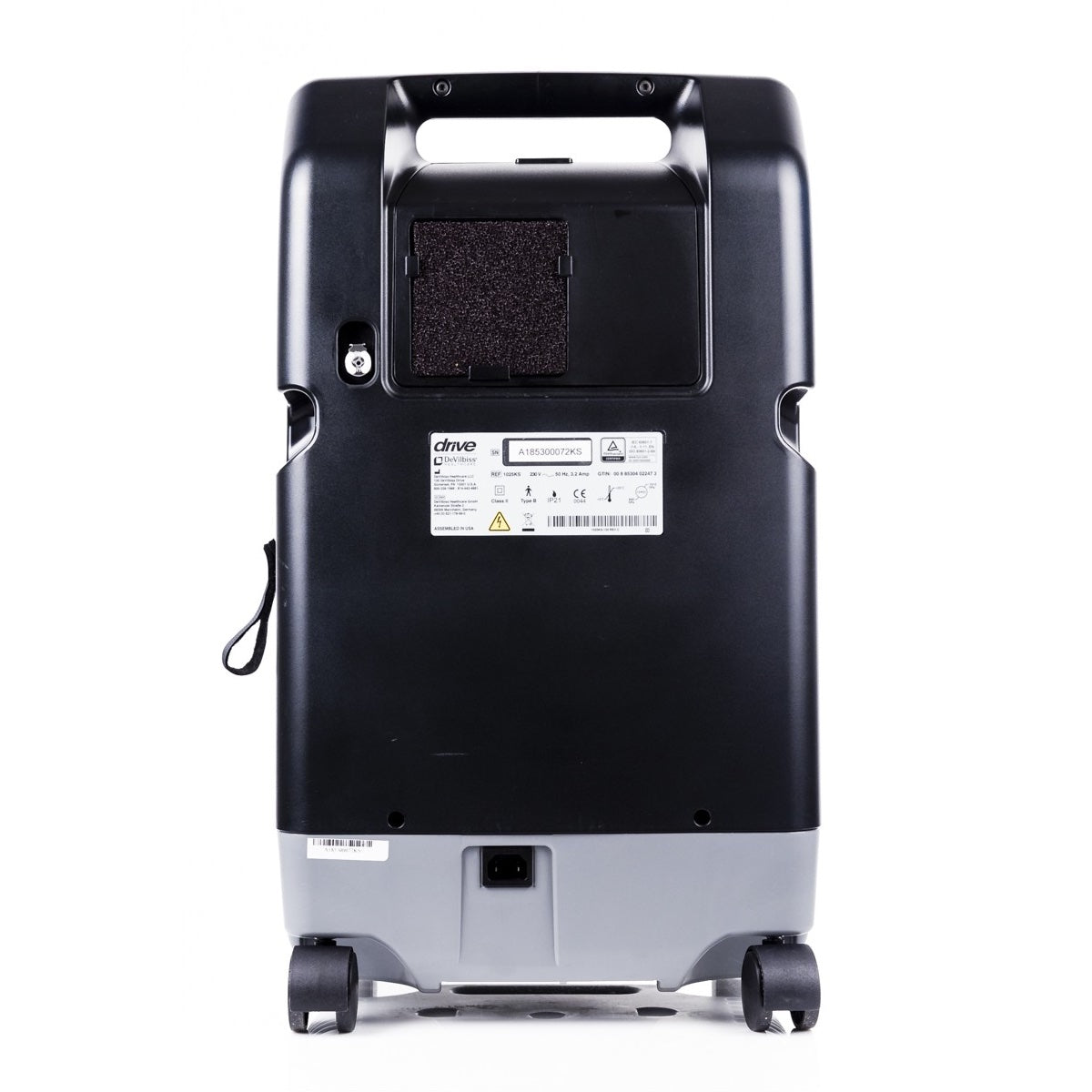 1025DS - DeVilbiss 10 Liter Oxygen Concentrator - back