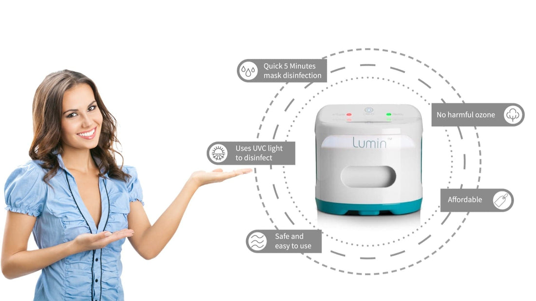 Lumin UVC works on multiple household items